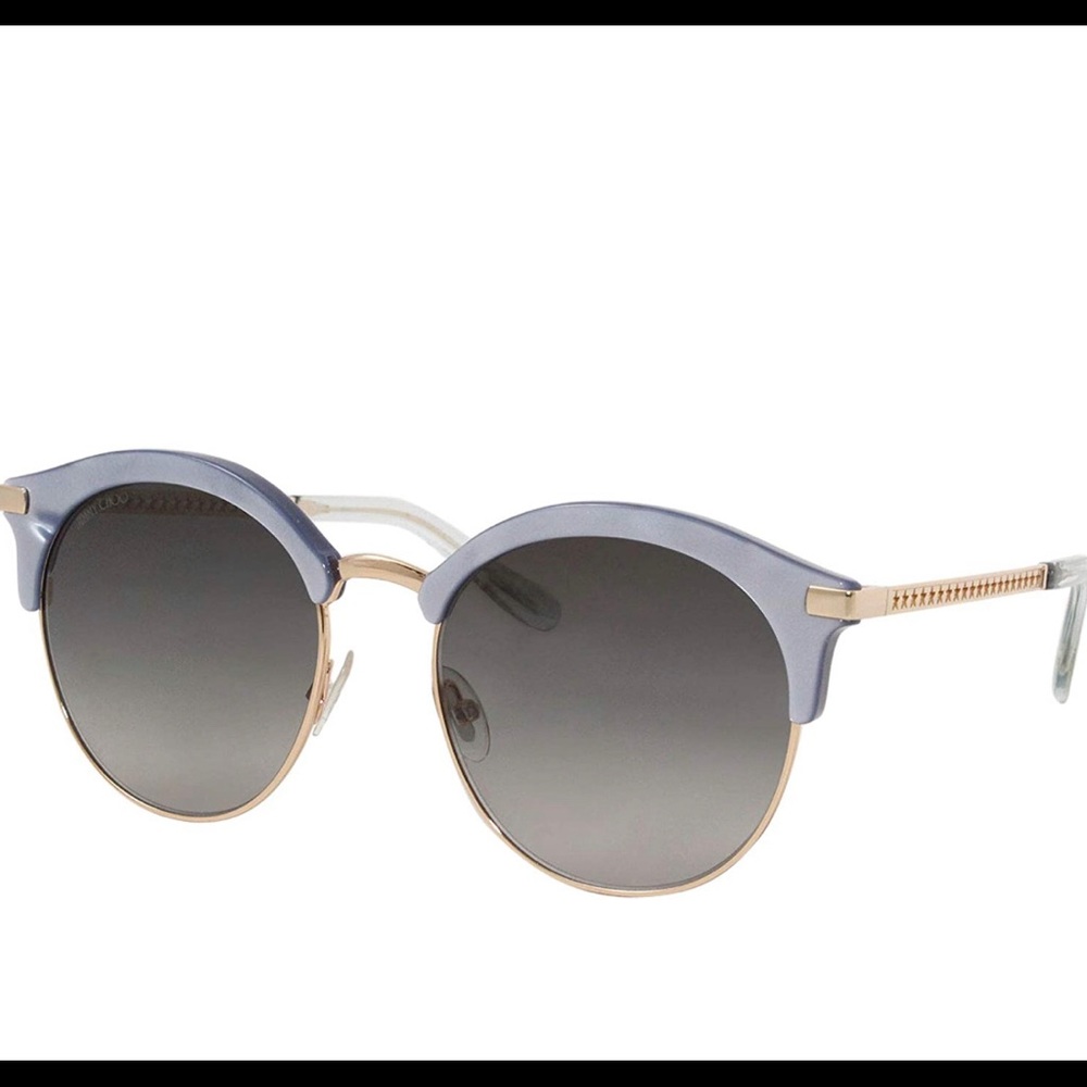 Jimmy Choo HALLY/S 0MVU Azure Cat eye Sunglasses LIKE NEW condition